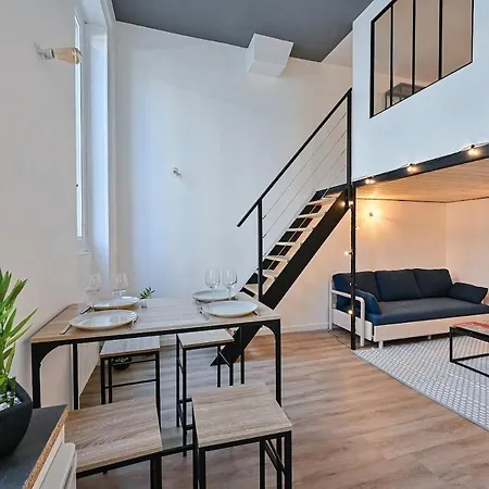 公寓 Duplex,centre Croix Rousse Avec Parking 里昂